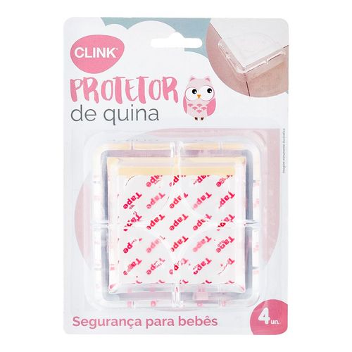 Protetor de Quina 4 Peças 4,5cm em Silicone Clink