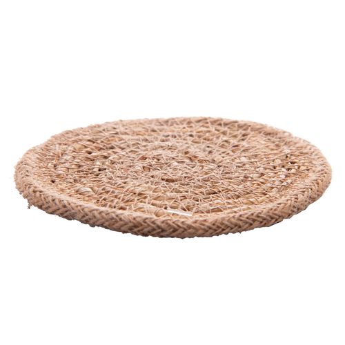 Jogo de Porta Copos 4 Peças 10cm em Fibra Natural Wolff