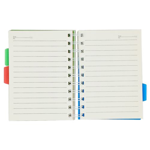 Caderno de Anotação Colors C/ Divisórias 14,5x11cm em Papel Michael Judi