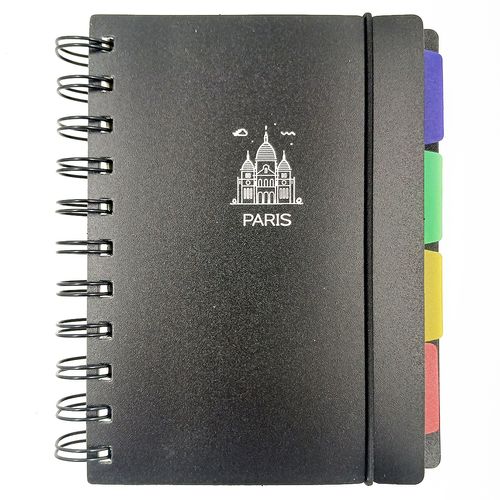 Caderno de Anotação C/ Divisórias 14,5x11,5cm em Papel Michael Judi