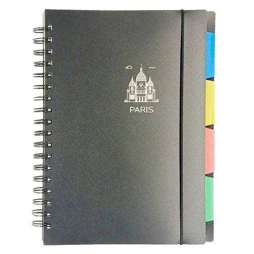 Caderno de Anotação C/ Divisória 25,5x18,5cm em Papel Michael Judi