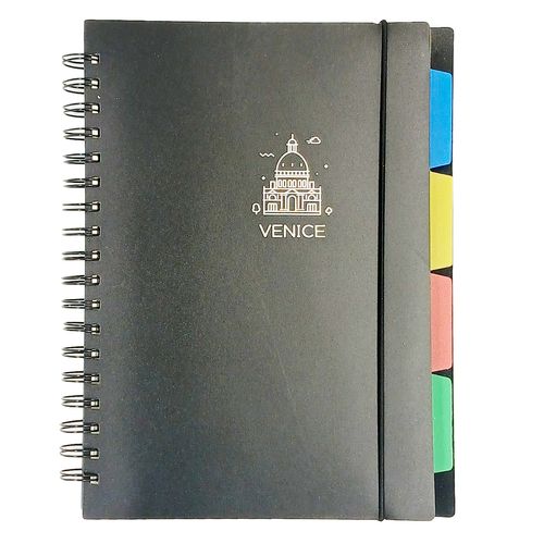 Caderno de Anotação C/ Divisória 25,5x17,5cm em Papel Michael Judi