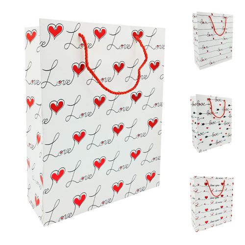 Sacola P/ Presente Love 32x26cm em Papel Livon