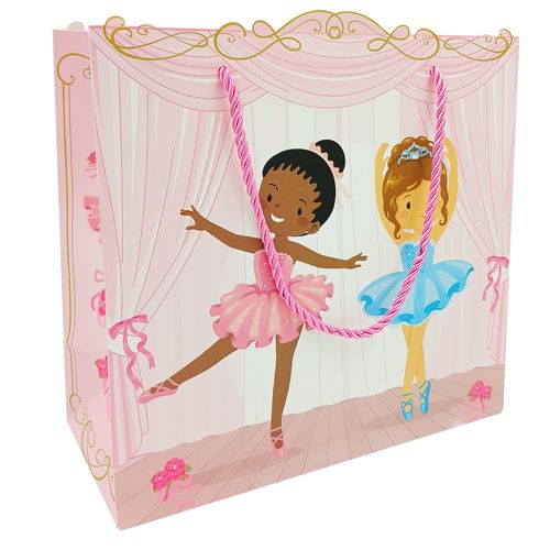 Sacola P/ Presente Infantil 22x21cm em Papel Tokyo Design