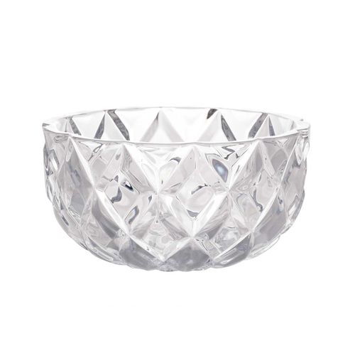 Centro de Mesa Deli Diamond 25x13cm em Cristal Lyor