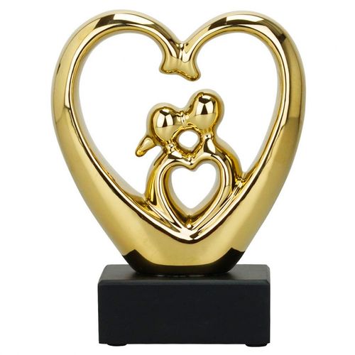 Casal Decorativo 19x14,5cm em Cerâmica Taimes