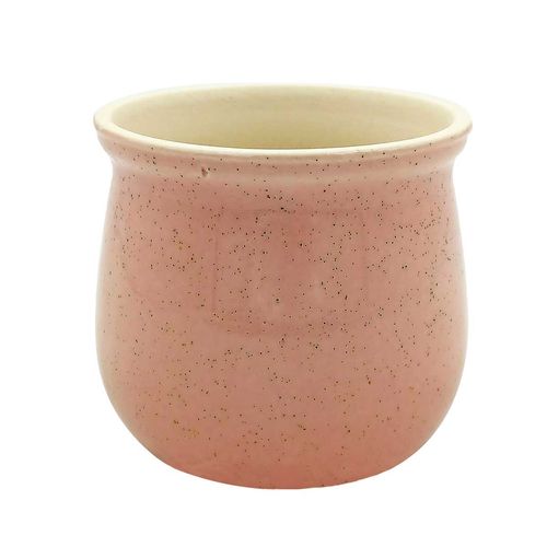 Vaso Decorativo 7x7,5cm em Cerâmica Livon