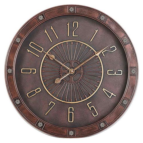 Relógio de Parede Decorativo 35cm em Plástico Imporiente