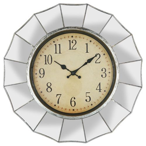 Relógio de Parede Espelhado 40cm em Plástico Imporiente
