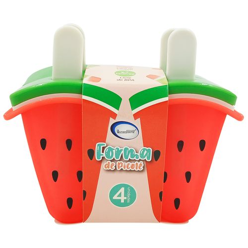 Forma P/ Picolé 4 Peças 12cm em Plástico Interponte