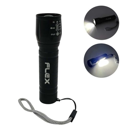 Lanterna Tática LED 9,5x2,5cm em Metal X-Cell