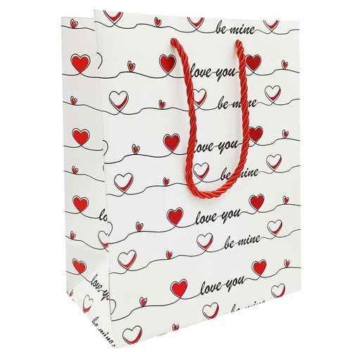 Sacola P/ Presente Love 42x30cm em Papel Livon
