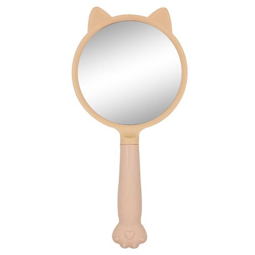 Espelho de Mão Gatinho 22cm em Plástico Interponte