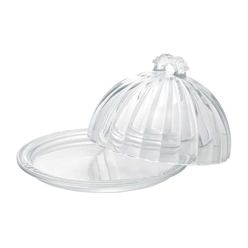 Queijeira C/ Tampa 20,5cm em Cristal Lyor