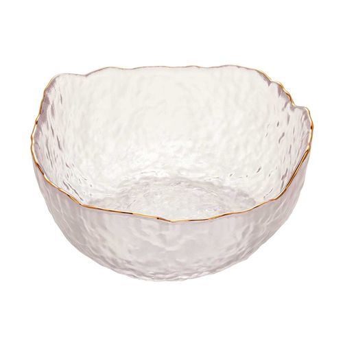 Bowl Martelado Taj 17x8cm em Cristal Wolff