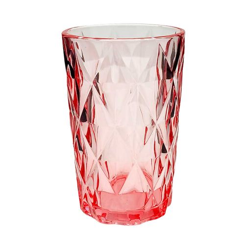 Jogo de Copos Diamond Ametista 6 Peças 350ml em Vidro Kehome