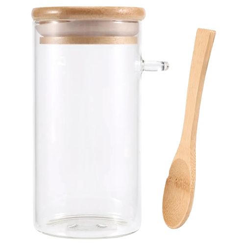Pote C/ Colher 650ml em Vidro Y888