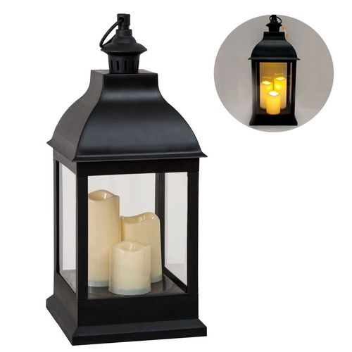 Luminária Vela C/ LED 53cm em Plástico Brascontinental