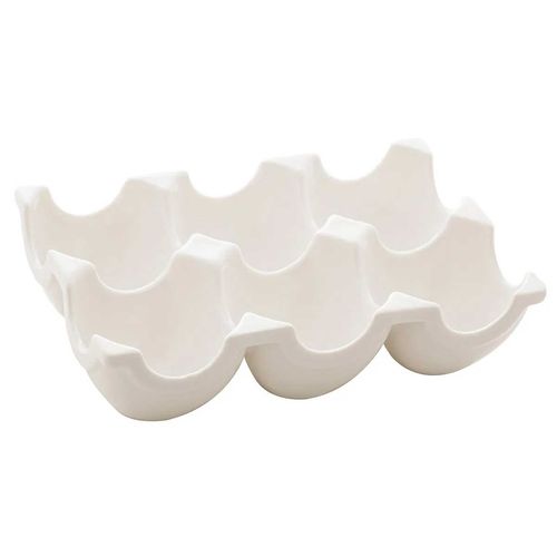 Bandeja de Ovos Montana 14x9,5cm em Porcelana Lyor