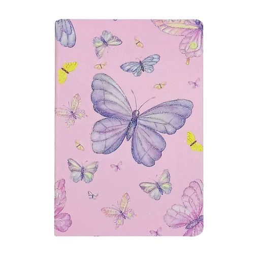 Bloco de Anotação Borboletas 21x14,5cm em Papel Interponte