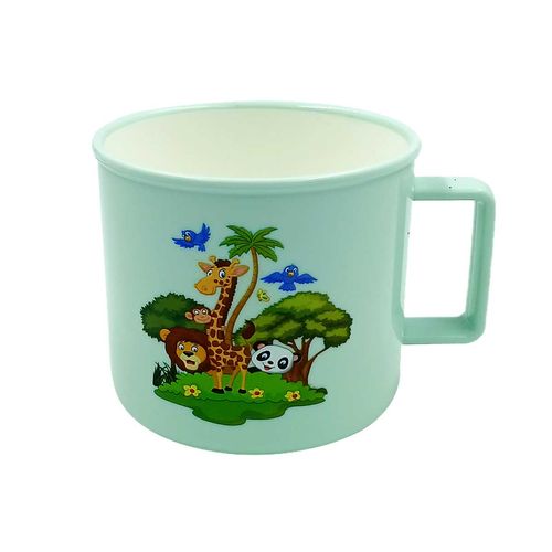 Caneca Infantil Bichinhos 280ml em Plástico Interponte