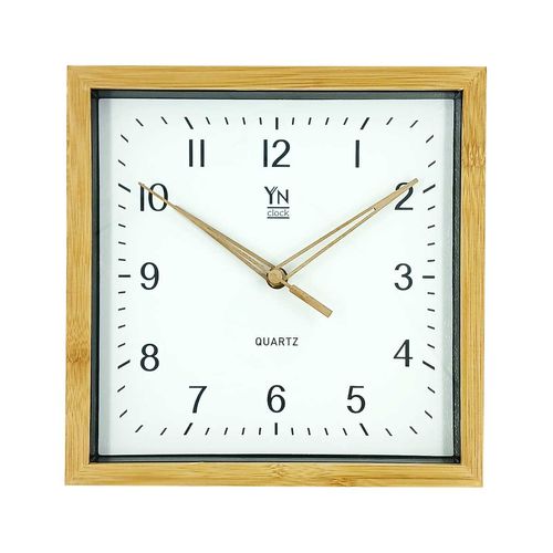 Relógio de Parede Decorativo 25cm em Bambu Imporiente
