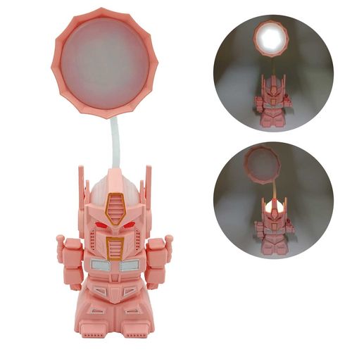 Luminária de Mesa Robô LED 25cm em Plástico Interponte