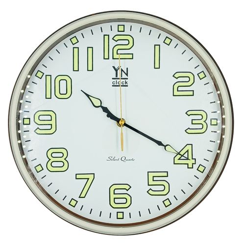 Relógio de Parede Redondo 33cm em Plástico Imporiente