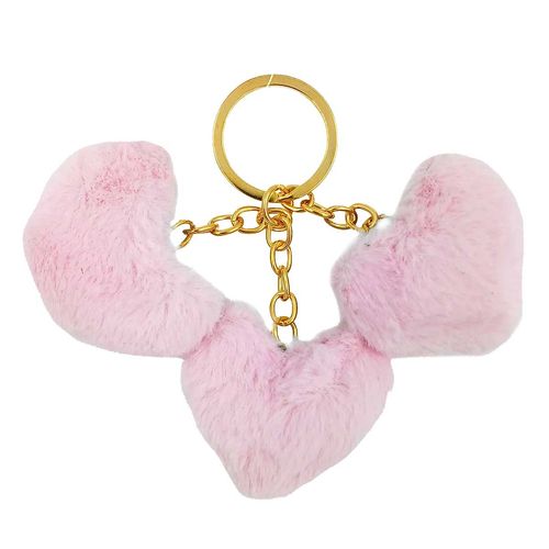 Chaveiro Beverly Corações 4,5cm em Poliéster Tokyo Design