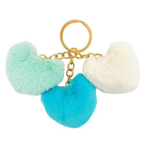 Chaveiro Beverly Corações 4,5cm em Poliéster Tokyo Design