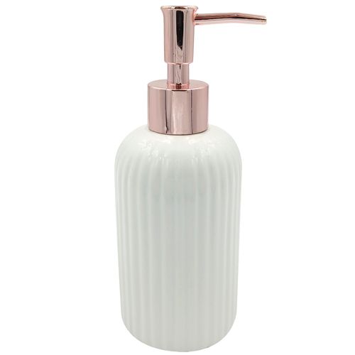 Porta Sabonete Líquido 17cm em Porcelana Livon