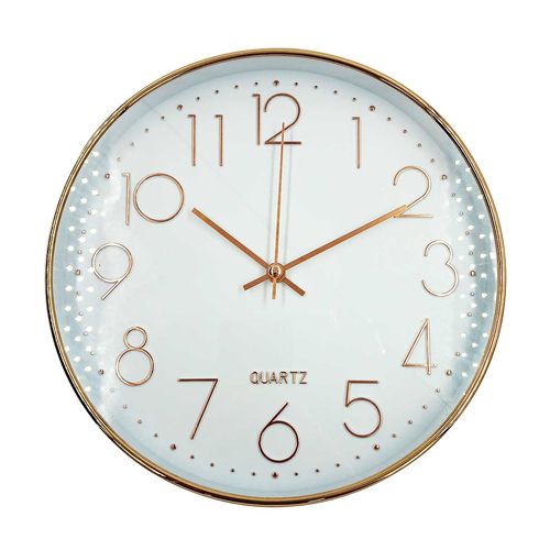 Relógio de Parede Decorativo 24cm em Plástico Livon