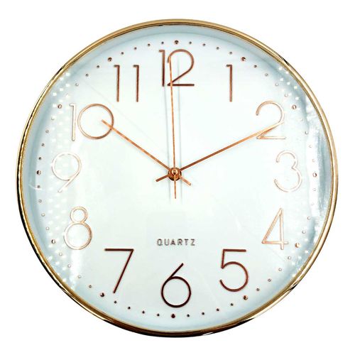 Relógio de Parede Decorativo 30cm em Plástico Livon