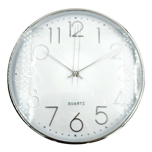 Relógio de Parede Decorativo 30cm em Plástico Livon