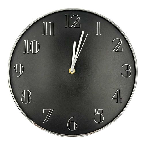 Relógio de Parede Decorativo 30cm em Plástico Livon