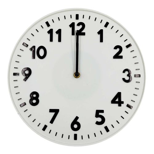 Relógio de Parede Decorativo 30cm em Plástico Livon