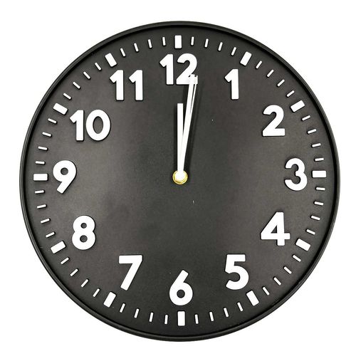 Relógio de Parede Decorativo 30cm em Plástico Livon