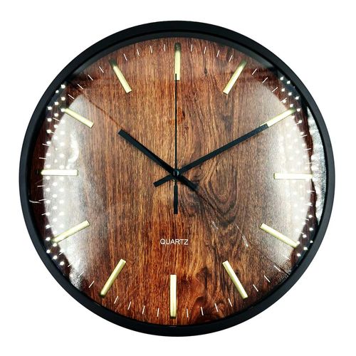 Relógio de Parede Decorativo 30cm em Plástico Livon