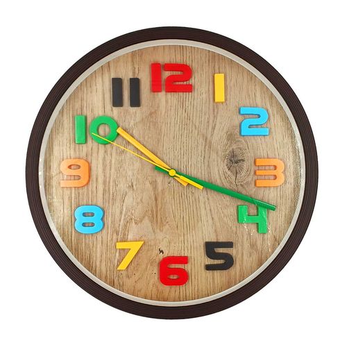 Relógio de Parede Decorativo 30cm em Plástico Imporiente
