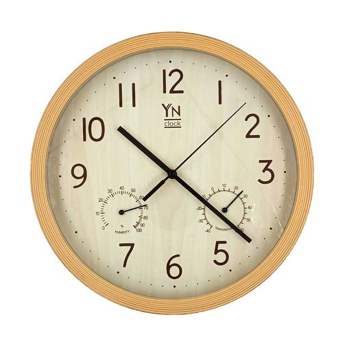Relógio de Parede Decorativo 25,5cm em Plástico Imporiente