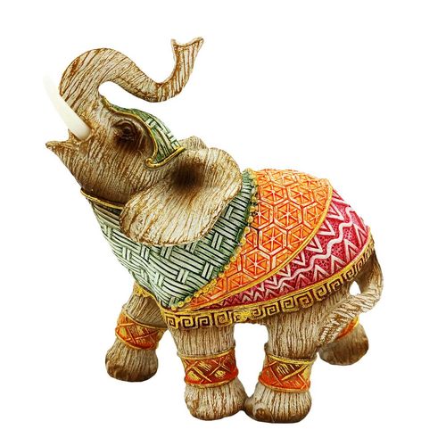 Elefante Decorativo 16x14cm em Resina Youbai