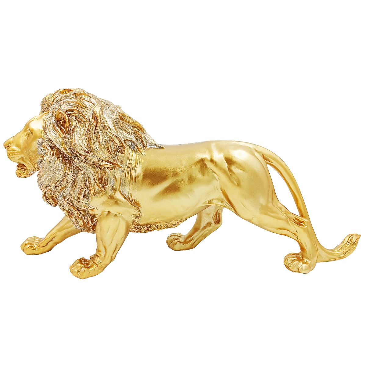Leão Decorativo 40,5cm em Resina Youbai