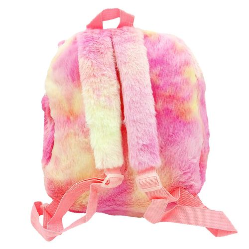 Mochila de Pelúcia Gatinho Infantil 22x27cm em Poliéster Interponte