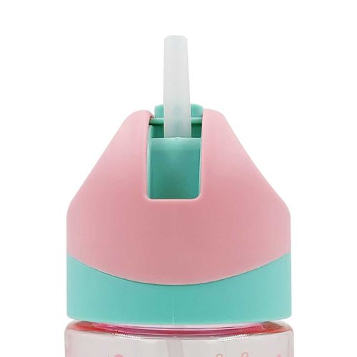 Garrafa Infantil C/ Canudo 600ml em Plástico Interponte