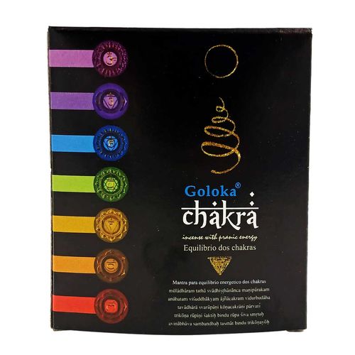 Incenso Cascata Chakra 10 Peças Kashimir