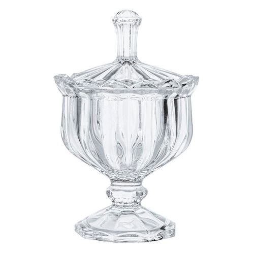 Potiche Sheila Decorativo 15cm em Vidro Hauskraft