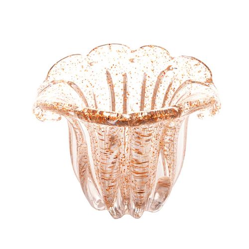 Vaso Italy Decorativo 10cm em Vidro Lyor