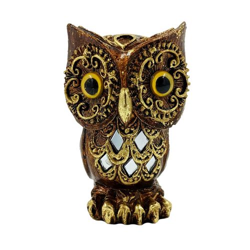 Coruja Decorativa 8cm em Resina Youbai