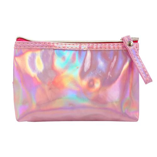 Nécessaire Holográfica 12x16,5cm em PVC Qualis