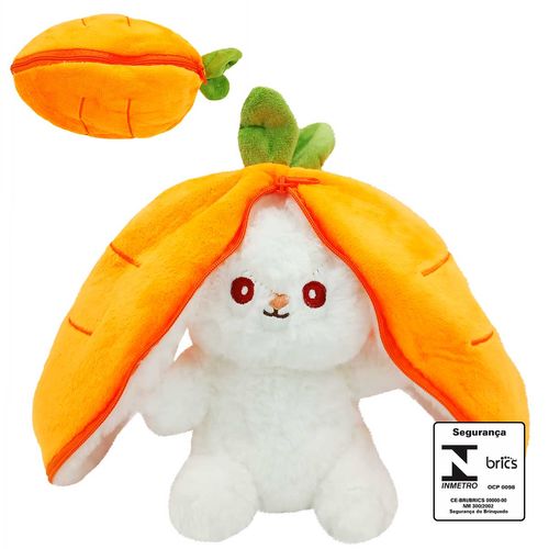 Coelho de Pelúcia 24cm em Poliéster Fizzy